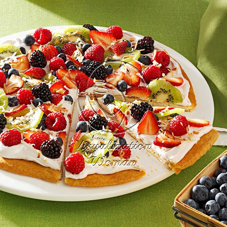 Berries ‘n’ Cream Pizza