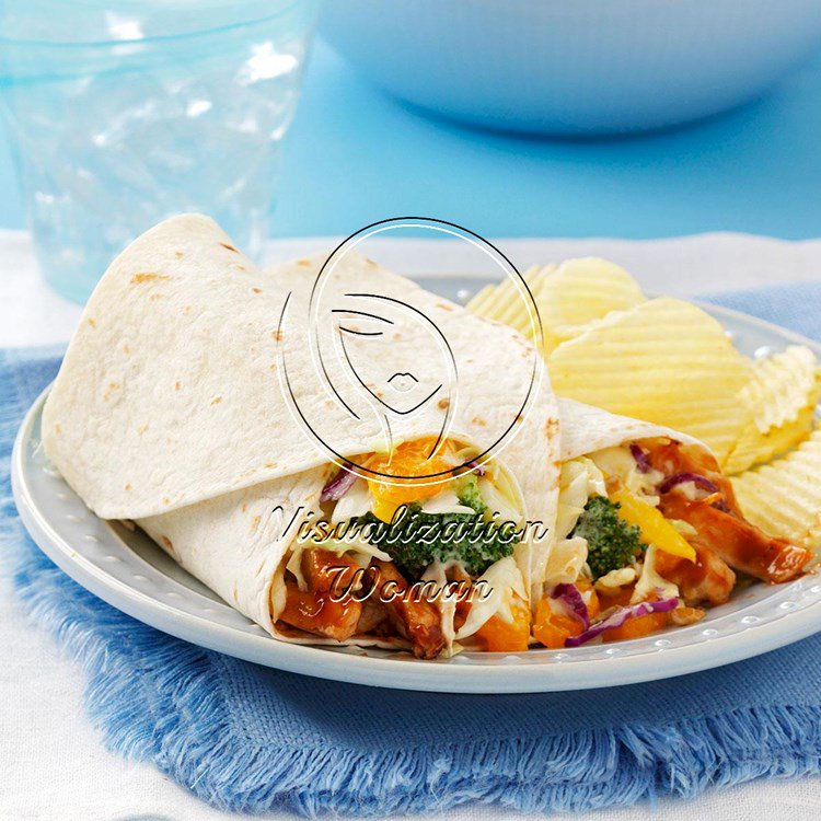 Orange Chicken Wraps