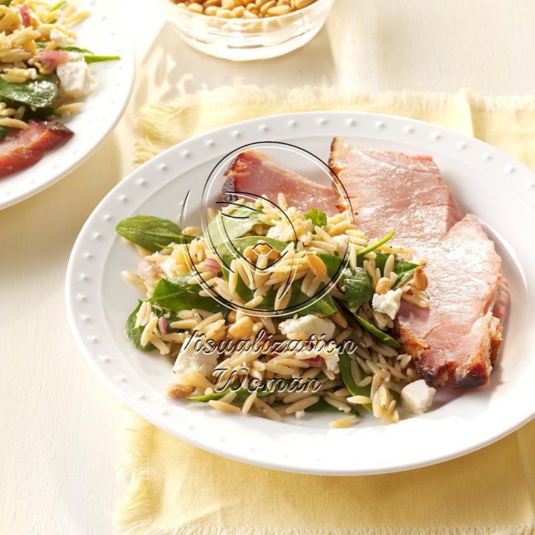 Spinach Orzo Salad