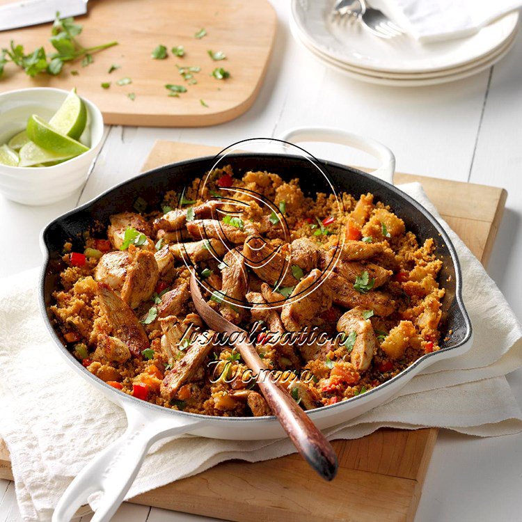 Jerk Chicken with Tropical Couscous