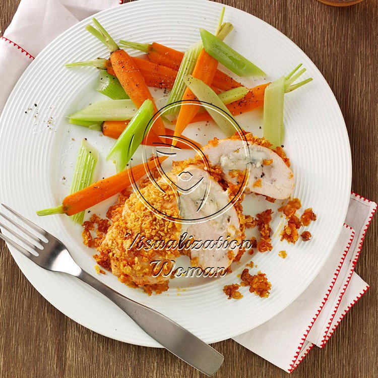 Crispy Buffalo Chicken Roll-Ups for Two