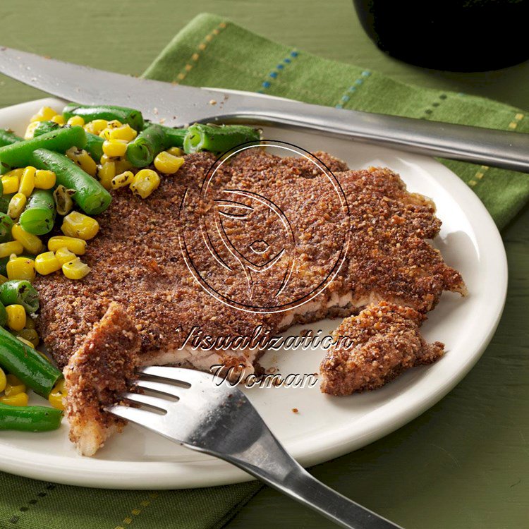 Pecan-Crusted Turkey Cutlets