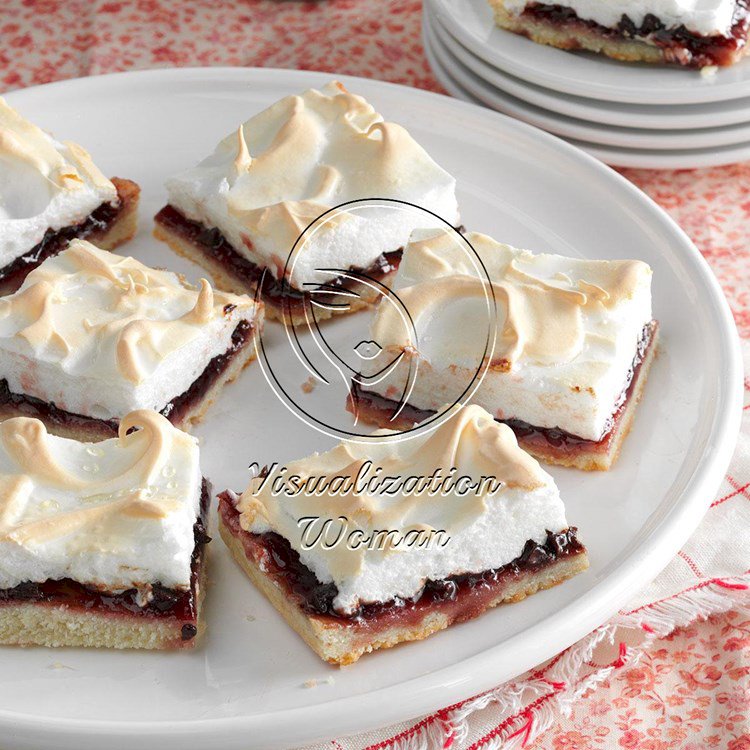 Raspberry-Chocolate Meringue Squares