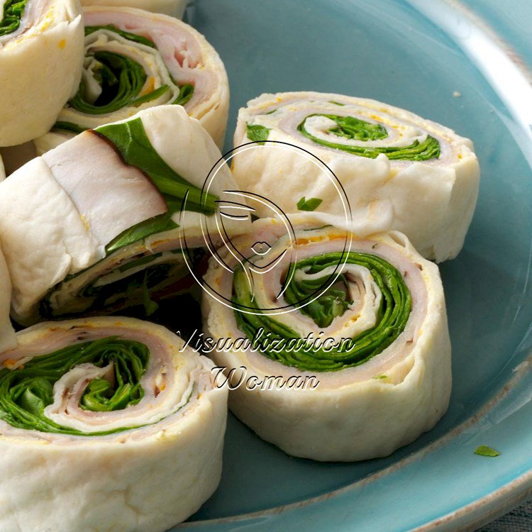 Mandarin Turkey Pinwheels