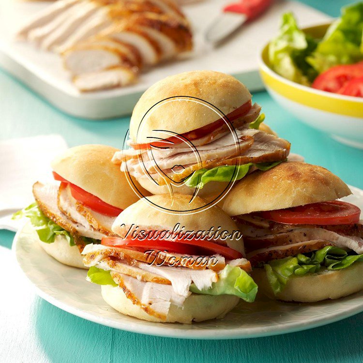 Seasoned Turkey Sandwiches