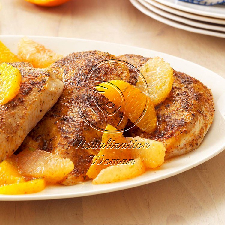 Chicken with Three-Citrus Topping