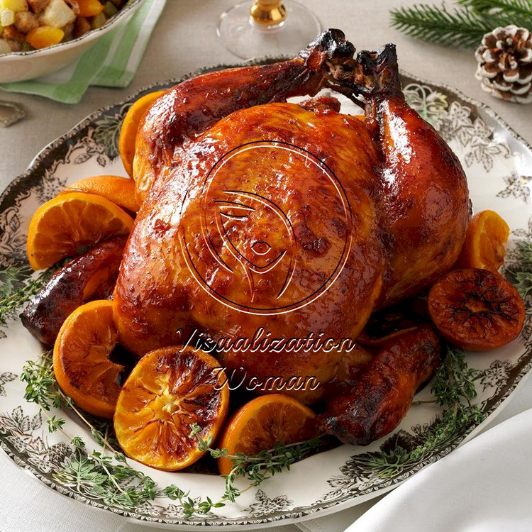 Plum-Glazed Roast Chicken