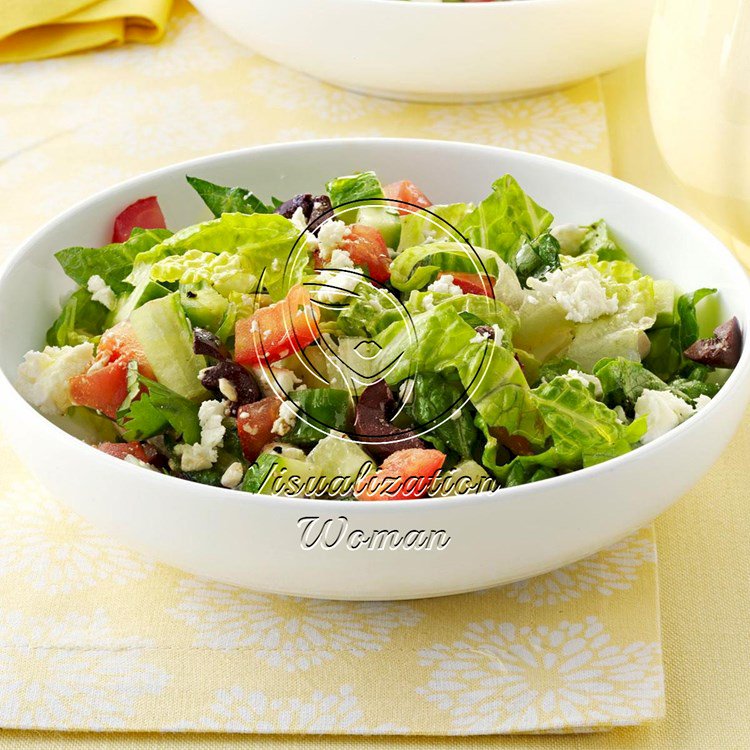 Feta Romaine Salad