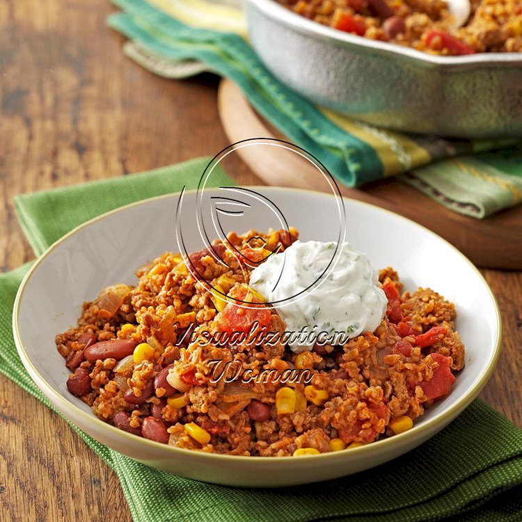 Southwest Turkey Bulgur Dinner