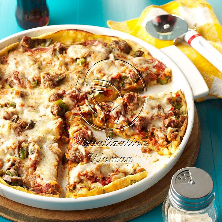 Crazy-Crust Sausage Pizza