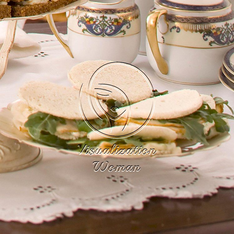 Pear-Walnut Tea Sandwiches