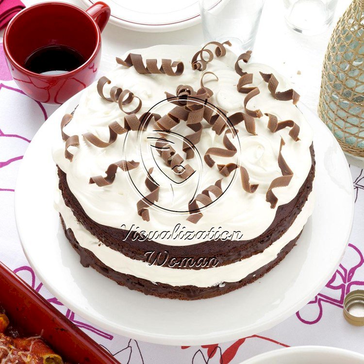 Almond Chocolate Torte with Chocolate Curls