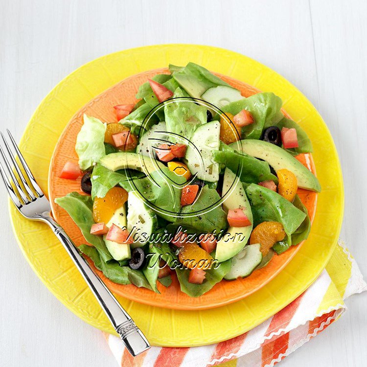 Summer Salads with Mandarin Oranges