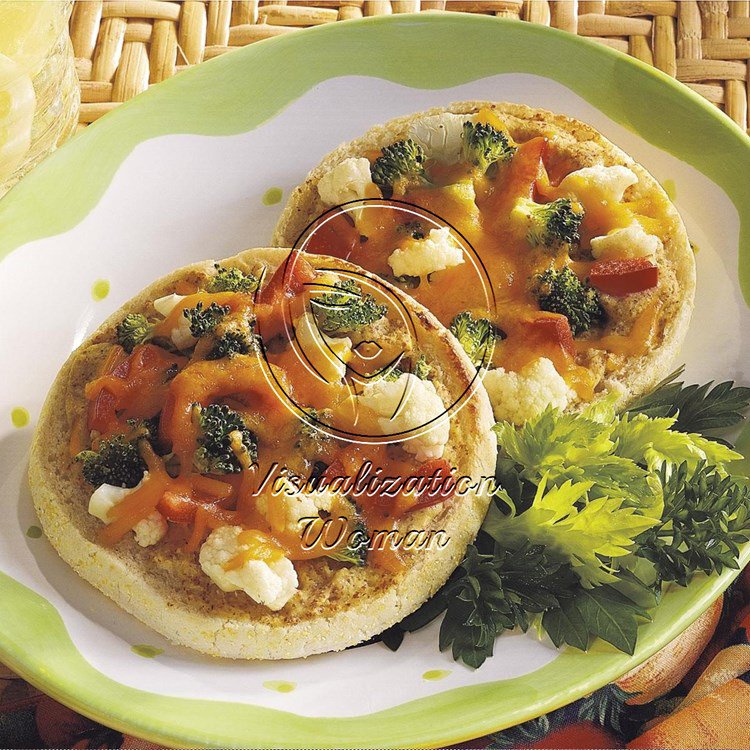 Open-Faced Veggie Sandwiches for Two