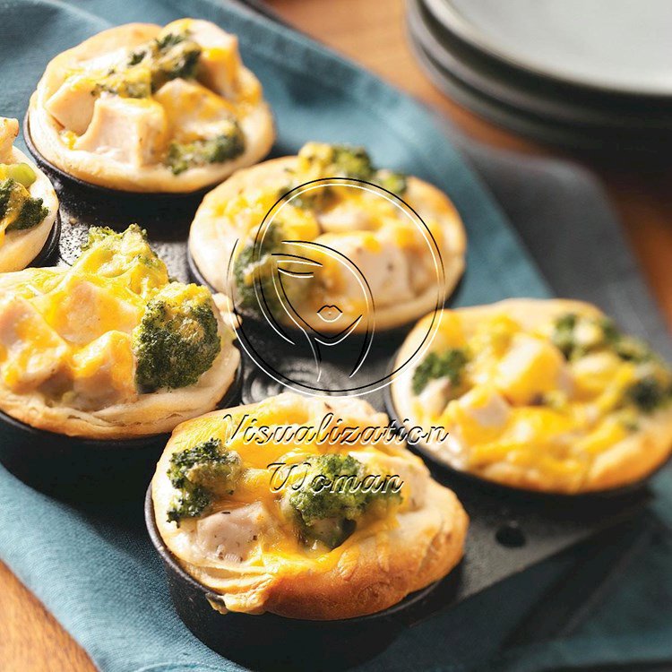 Broccoli-Chicken Cups