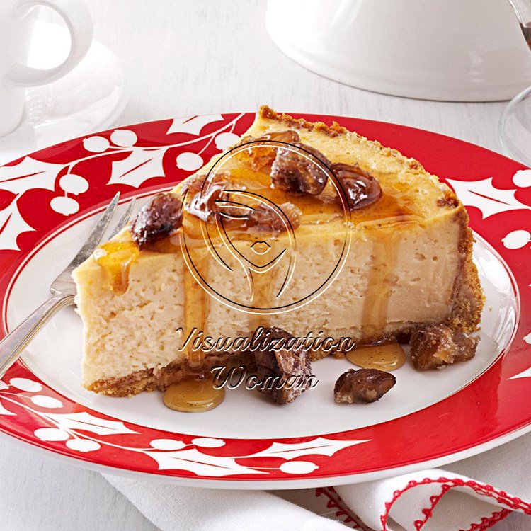 Maple-Chestnut Cheesecake