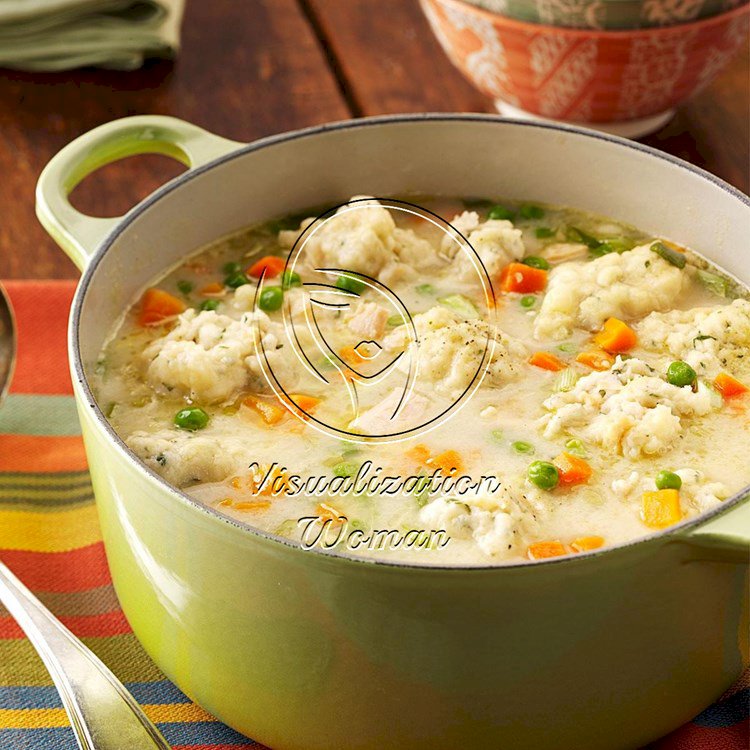 Traditional Chicken Dumpling Soup