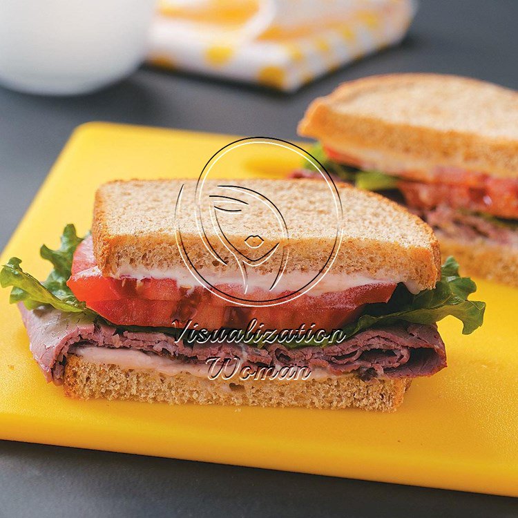 Deli Beef Sandwiches with Horseradish Mayonnaise