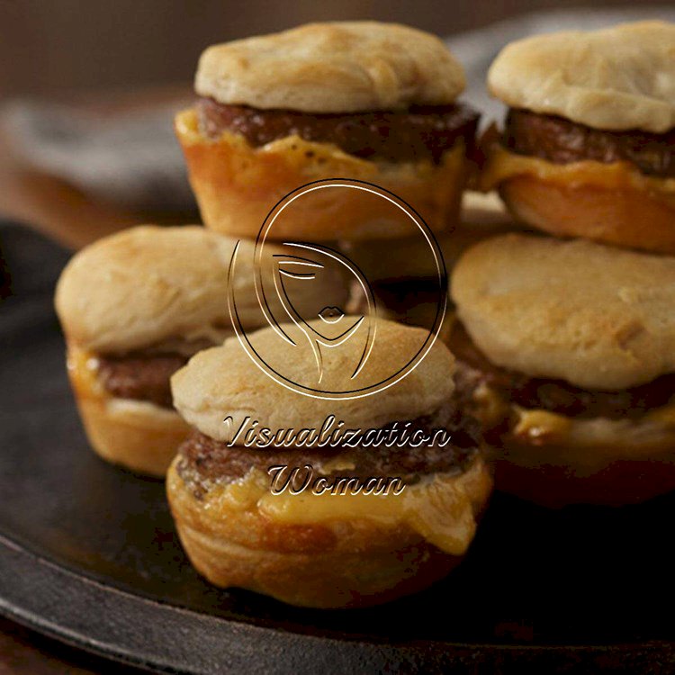 Breakfast Pattie Sliders with Cheese