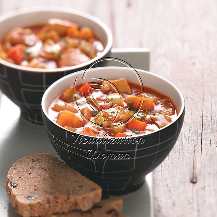 Curry Chicken Soup for Two