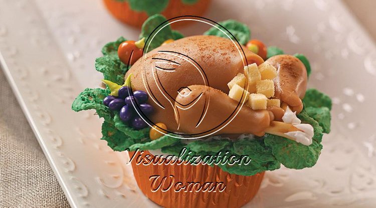 Turkey Dinner Cupcakes